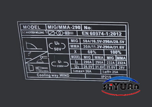 Сварочный полуавтомат Шуян MIG/MMA-290