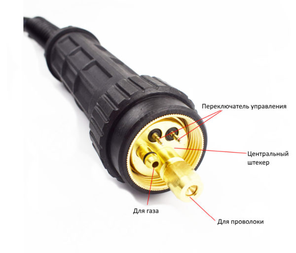 Сварочная горелка для полуавтомата MIG-15АК