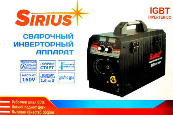 Сварочный полуавтомат Sirius MIG/MMA-298 (4 в 1)