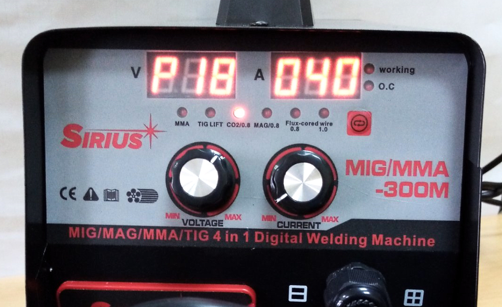 Инженерное меню Полуавтомата сварочного Sirius MIG/MAG/MMA/TIG-300М. Заводские Программные настройки. Экспертное меню полуавтомата Сириус.